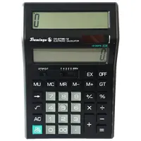 Desktop calculator CD 2736-12, big size, 12 digits, dual power, two side (13 cm* 20 cm)