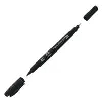 Twin CD marker, writing thickness 0.4 mm / 0.1 mm, black.